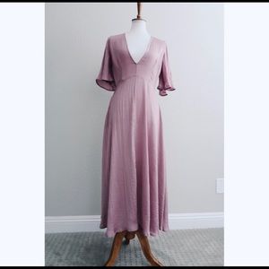 Elegant mauve dress